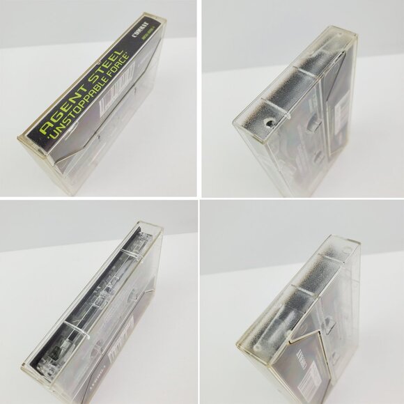 Agent Steel Unstoppable Force Cassette Tape Thrash Metal 1987 Combat Tested - Picture 3 of 9